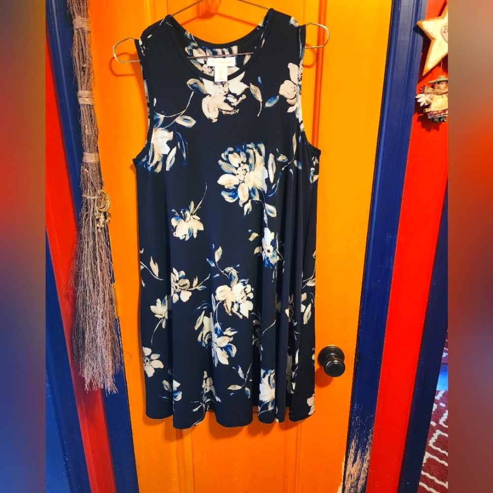 Cynthia Rowley, dress ,dark navy Blue, size Medium